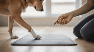 How to teach the place command with a training mat