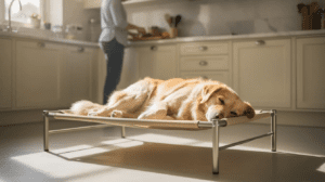 How to teach the place command using an elevated cot