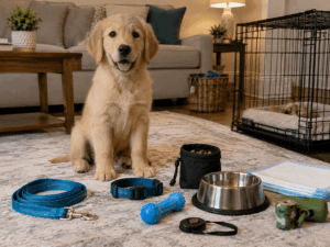 Puppy training timeline from basic cues to obedience